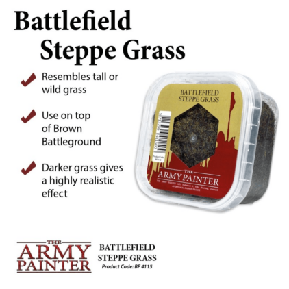 Army Painter Flocage : battlefield steppe grass