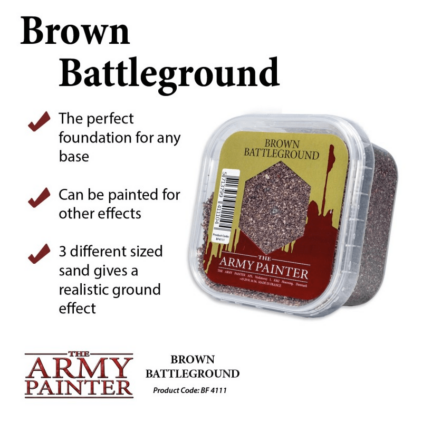 Army Painter Flocage : Brown Battleground