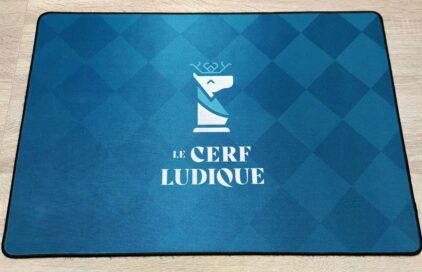 Tapis Cerf Ludique Bleu 60x40